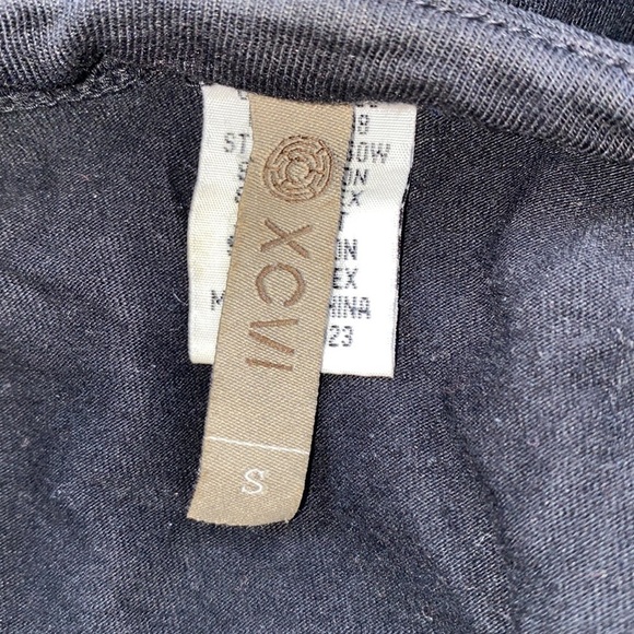 XCVI Black Lightweight Ruffle Moto Zip Shirt Jacket Size Small Casual - Picture 5 of 7